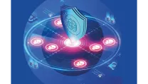 Quocirca Print Security Landscape Report shield protecting against malware
